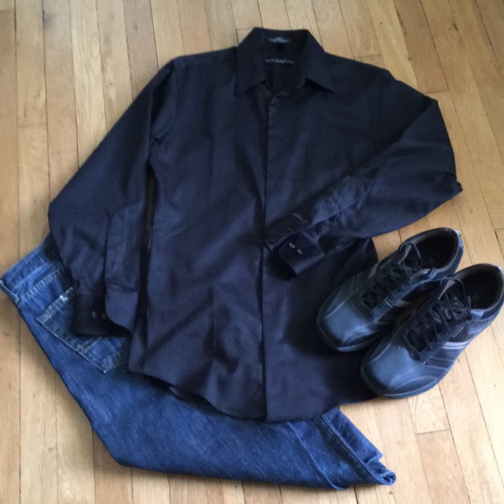 Geoffrey Beene Sateen button down